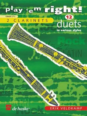 Cover: 9789043103862 | Play 'em Right Duets | Clarinet | Erik Veldkamp | Taschenbuch | Buch
