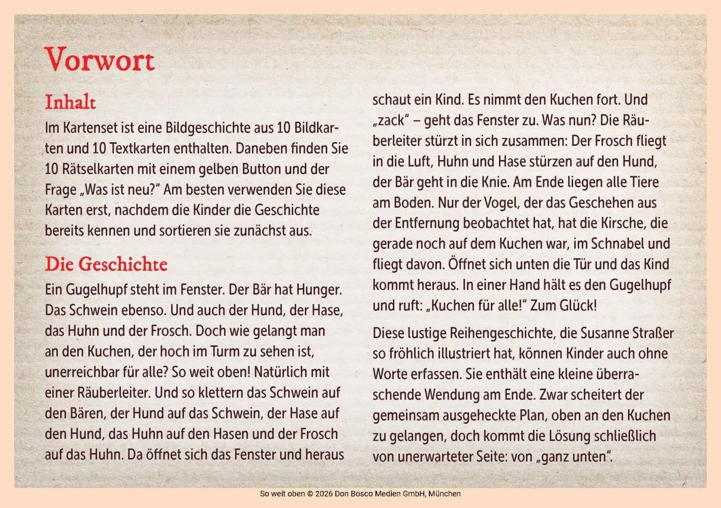 Bild: 4260694923962 | So weit oben | Susanne Straßer | Box | 25 S. | Deutsch | 2026