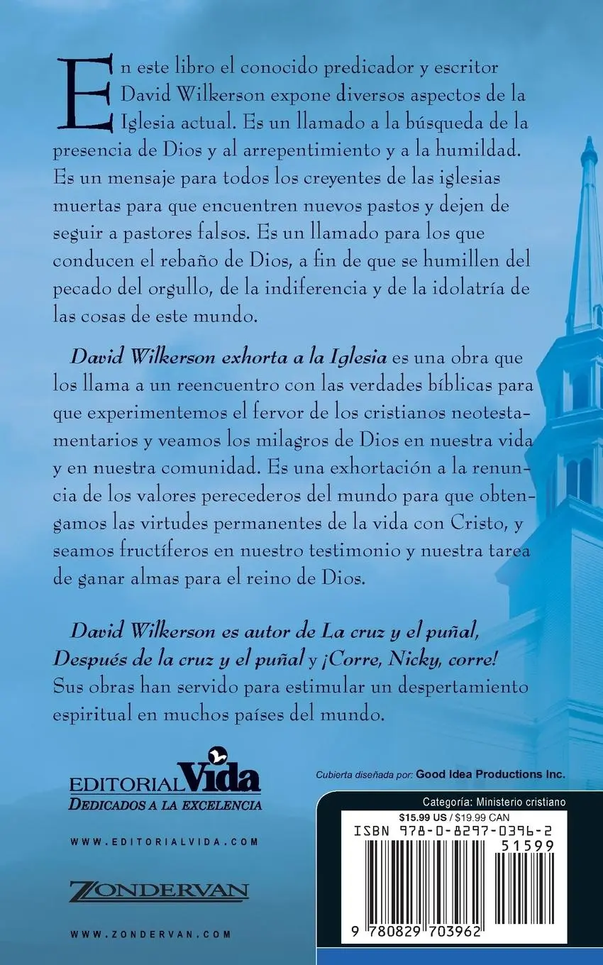 Rückseite: 9780829703962 | El David Wilkerson Exhorta a la Iglesia | David R. Wilkerson | Buch