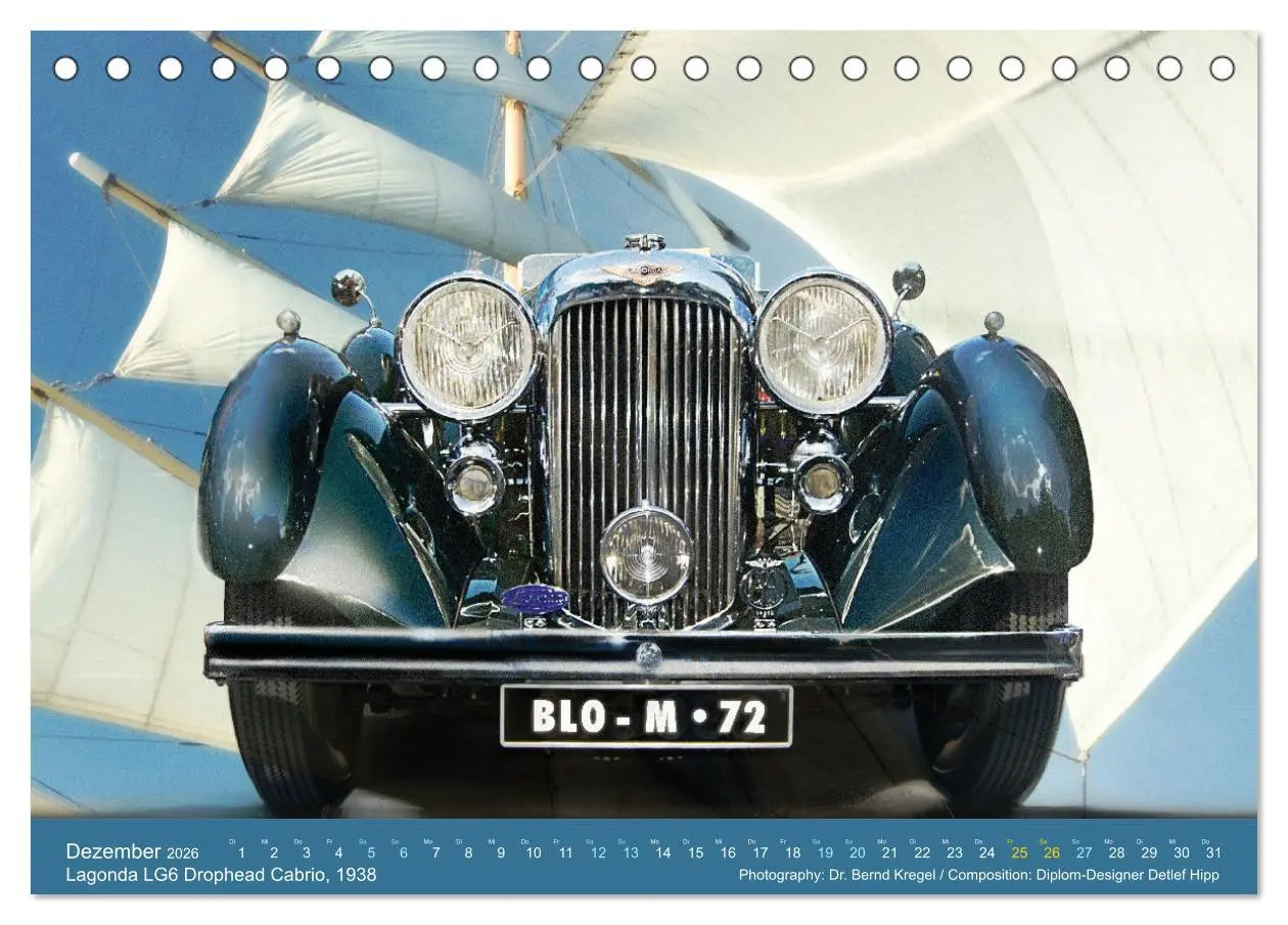 Bild: 9783457473962 | Oldtimer auf 5 Kontinenten (Tischkalender 2026 DIN A5 quer),...