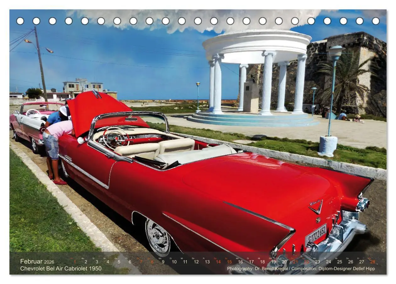 Bild: 9783457473962 | Oldtimer auf 5 Kontinenten (Tischkalender 2026 DIN A5 quer),...