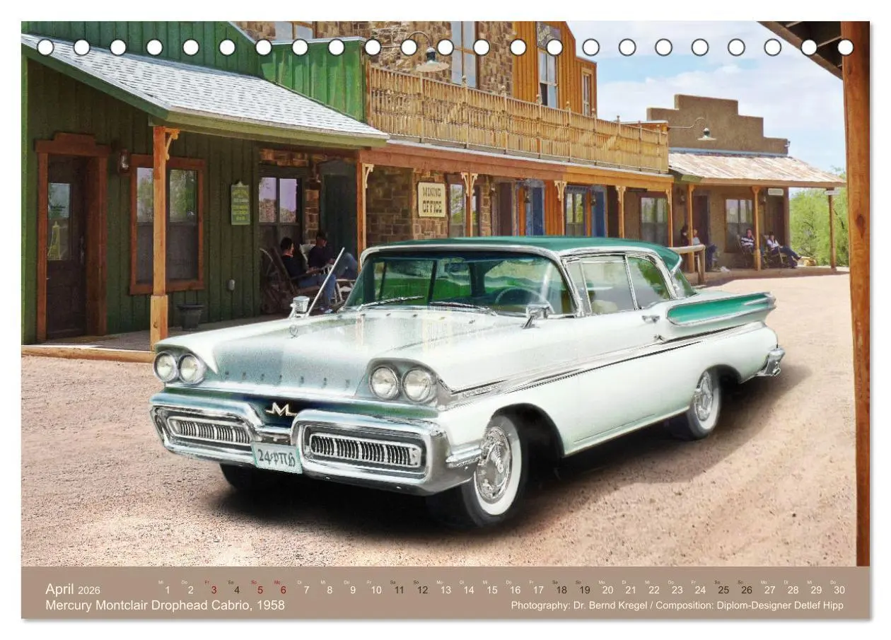 Bild: 9783457473962 | Oldtimer auf 5 Kontinenten (Tischkalender 2026 DIN A5 quer),...