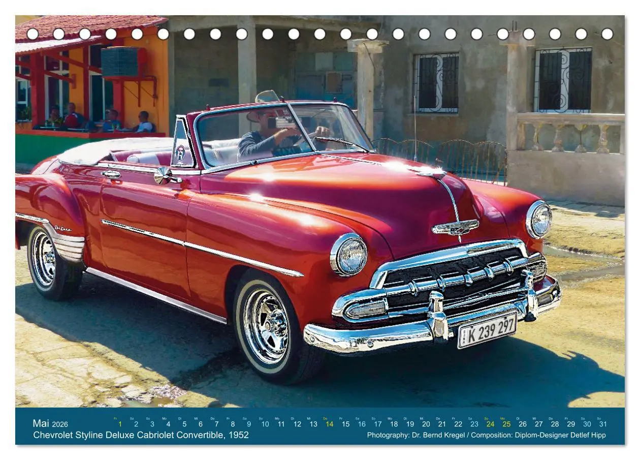 Bild: 9783457473962 | Oldtimer auf 5 Kontinenten (Tischkalender 2026 DIN A5 quer),...