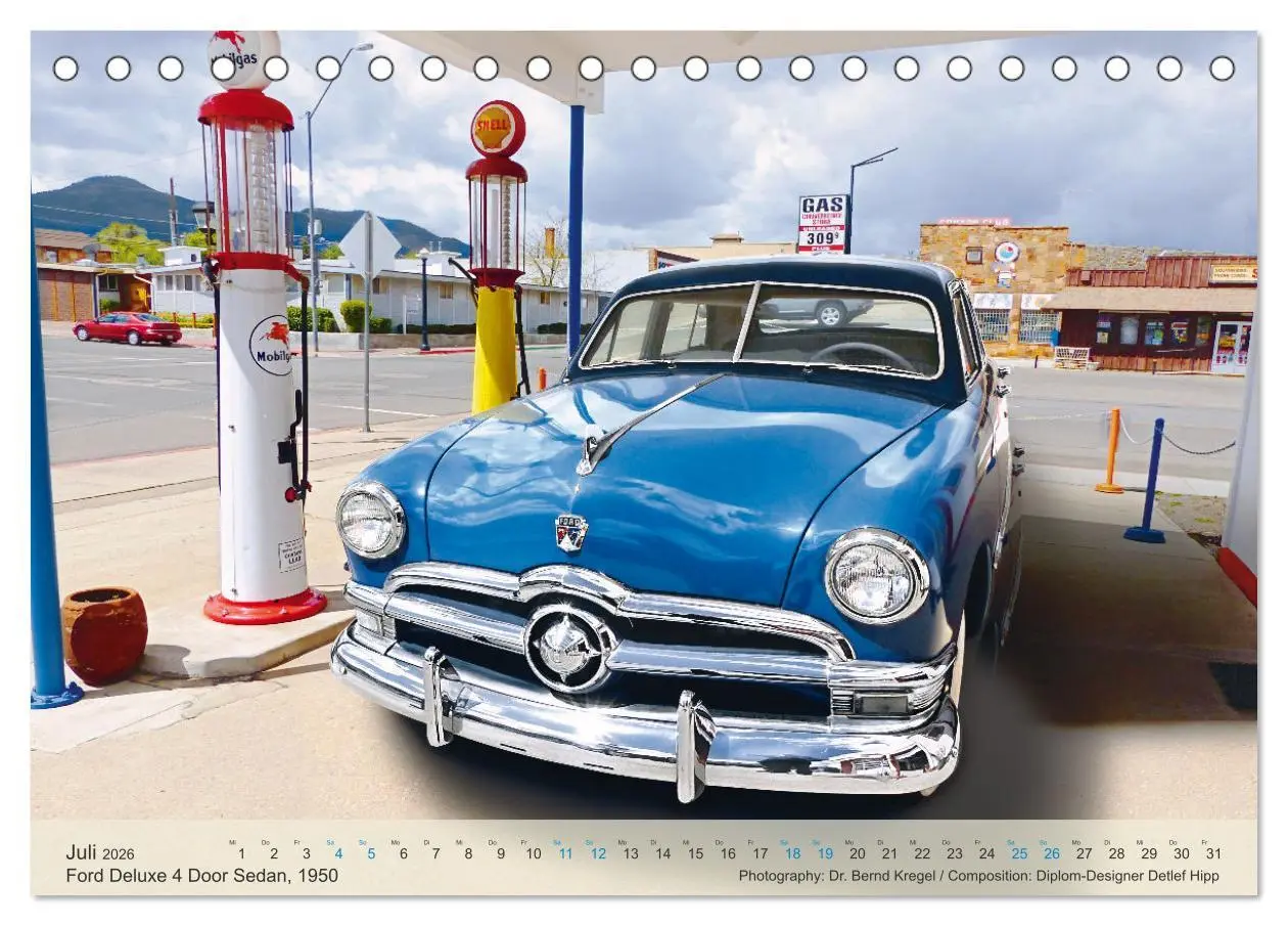 Bild: 9783457473962 | Oldtimer auf 5 Kontinenten (Tischkalender 2026 DIN A5 quer),...