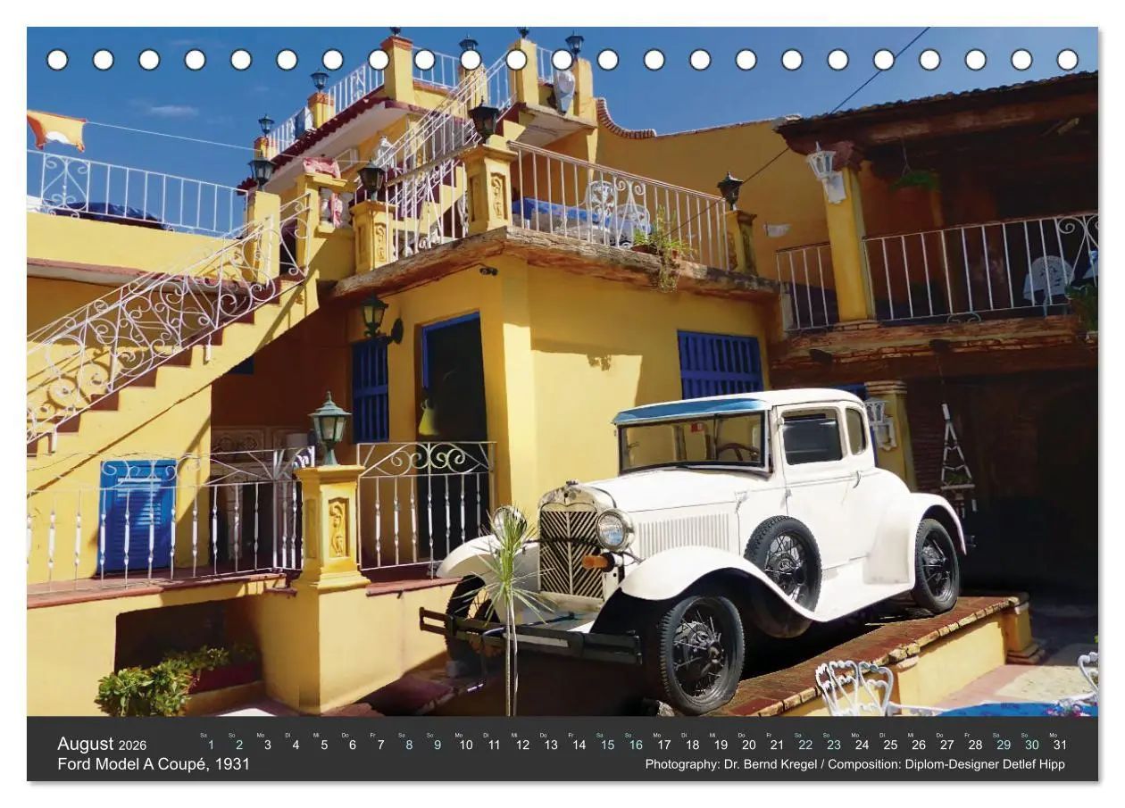 Bild: 9783457473962 | Oldtimer auf 5 Kontinenten (Tischkalender 2026 DIN A5 quer),...