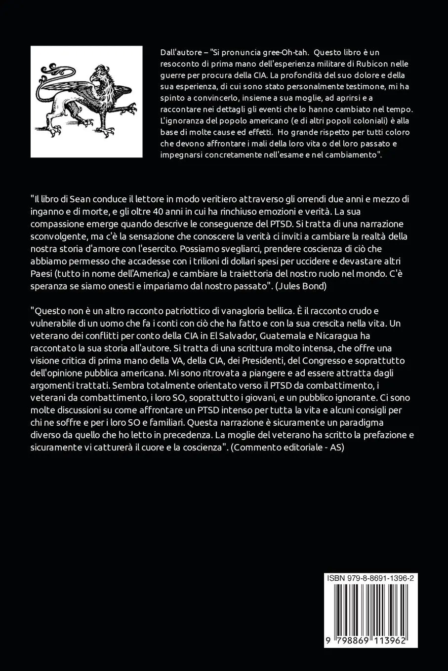 Rückseite: 9798869113962 | X Rubicone | Sean Griobhtha | Taschenbuch | Italienisch | 2024