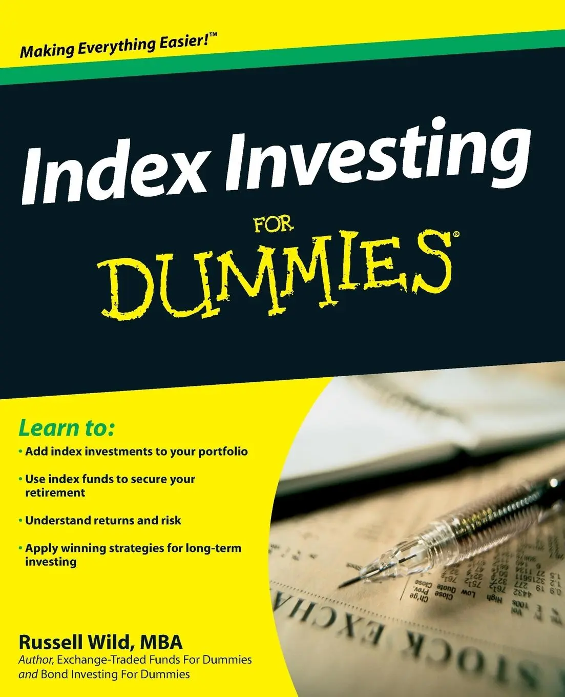 Cover: 9780470294062 | Index Investing for Dummies | Russell Wild | Taschenbuch | 338 S.