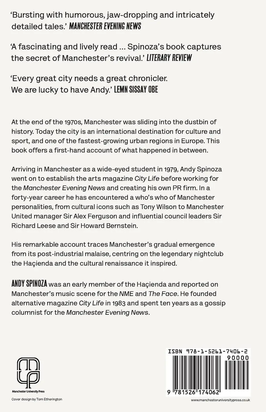 Rückseite: 9781526174062 | Manchester unspun | How a city got high on music | Andy Spinoza | Buch