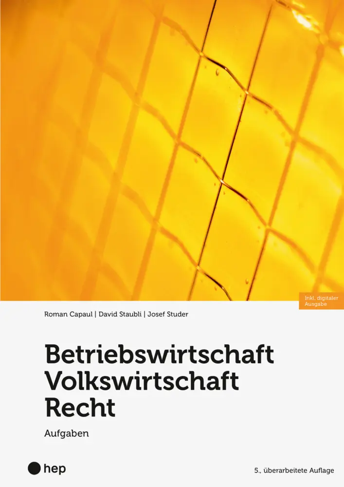 Cover: 9783035524062 | Betriebswirtschaft/Volkswirtschaft/Recht - Aufgaben (Print inkl....