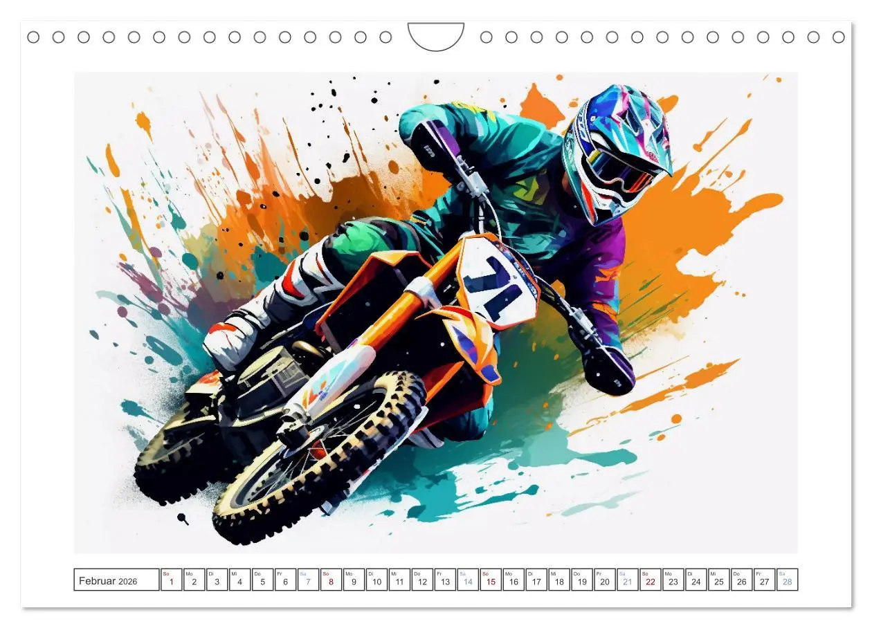 Bild: 9783457364062 | Motorcross Xtreme (Wandkalender 2026 DIN A4 quer), CALVENDO...
