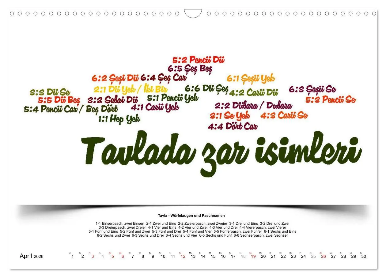 Bild: 9783457744062 | Kultur-Sprachkalender Türkisch-Deutsch (Wandkalender 2026 DIN A3...