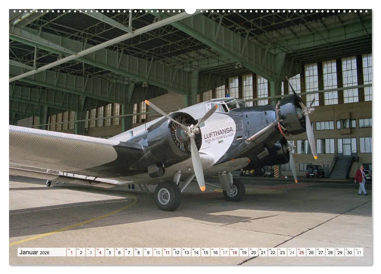 Bild: 9783457814062 | Junkers Ju-52 Rundflug über Berlin (Wandkalender 2026 DIN A2 quer),...