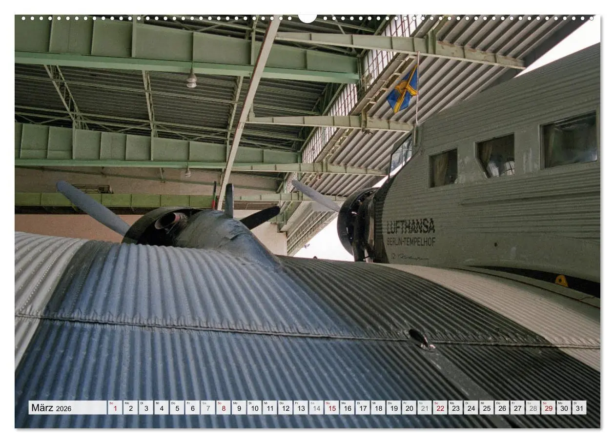 Bild: 9783457814062 | Junkers Ju-52 Rundflug über Berlin (Wandkalender 2026 DIN A2 quer),...