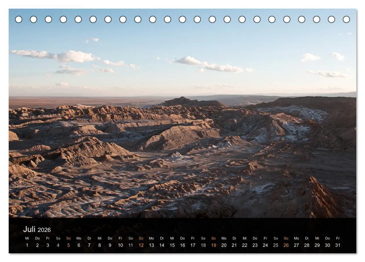 Bild: 9783516074062 | Atacama: Die Wüste im Norden Chiles (Tischkalender 2026 DIN A5...