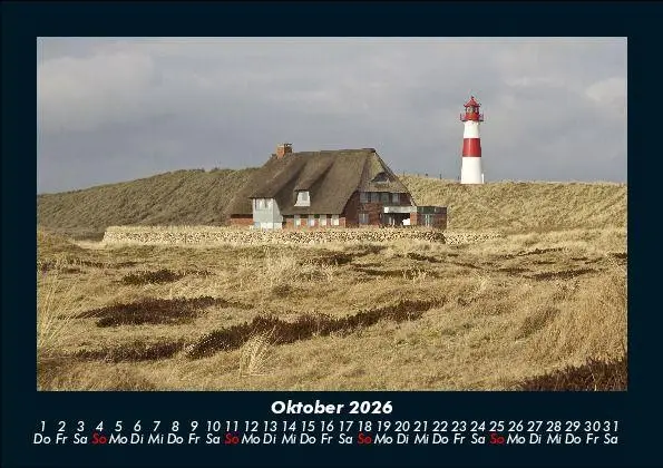 Bild: 9783695414062 | Nordsee 2026 Fotokalender DIN A5 | Tobias Becker | Kalender | Deutsch