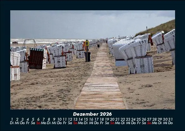 Bild: 9783695414062 | Nordsee 2026 Fotokalender DIN A5 | Tobias Becker | Kalender | Deutsch