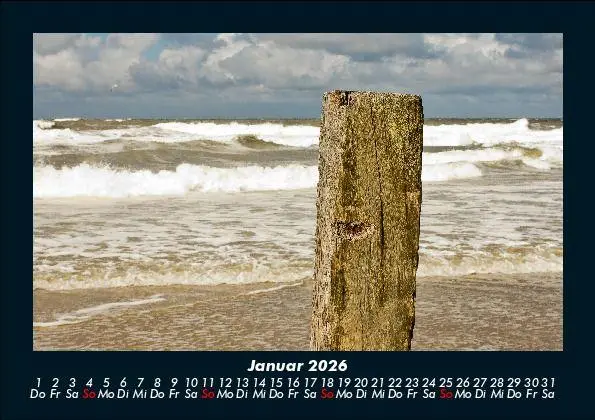 Bild: 9783695414062 | Nordsee 2026 Fotokalender DIN A5 | Tobias Becker | Kalender | Deutsch