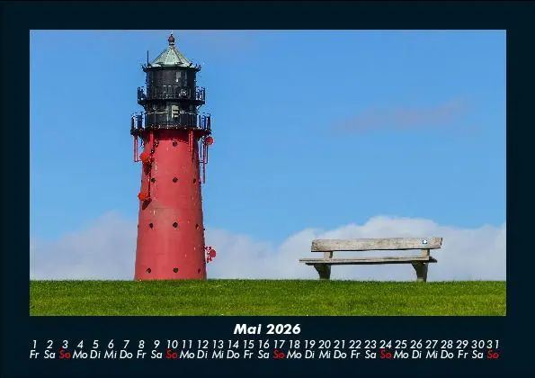 Bild: 9783695414062 | Nordsee 2026 Fotokalender DIN A5 | Tobias Becker | Kalender | Deutsch