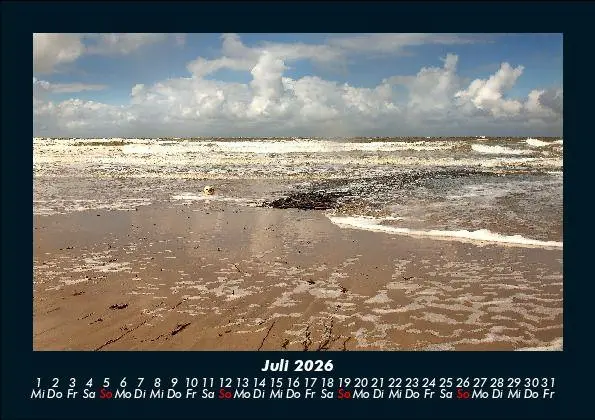Bild: 9783695414062 | Nordsee 2026 Fotokalender DIN A5 | Tobias Becker | Kalender | Deutsch