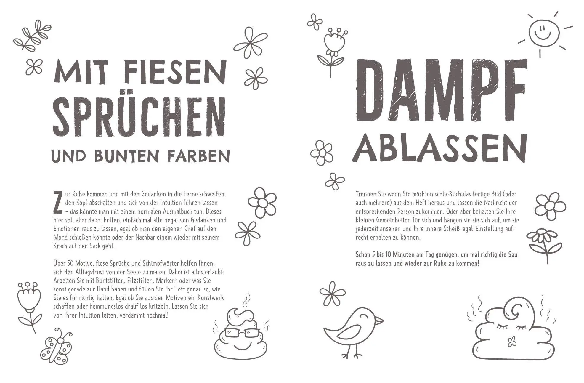 Bild: 9783745904062 | P.S. Fuck you!! | 50 Motive zum Ausmalen, Klappe halten und Entspannen