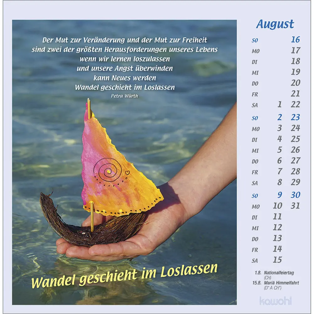 Bild: 9783754814062 | Mit Hand und Fuß 2026 | Postkartenkalender mit Bildern, die berühren