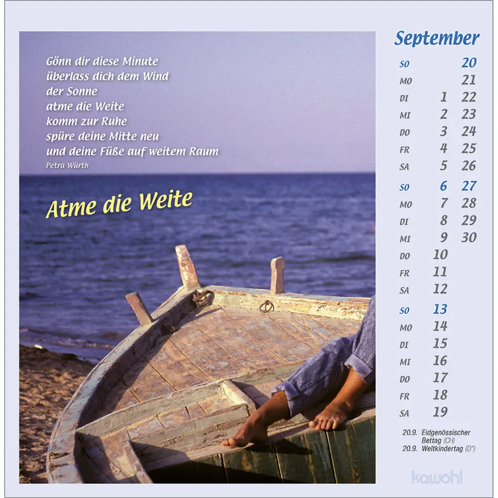 Bild: 9783754814062 | Mit Hand und Fuß 2026 | Postkartenkalender mit Bildern, die berühren