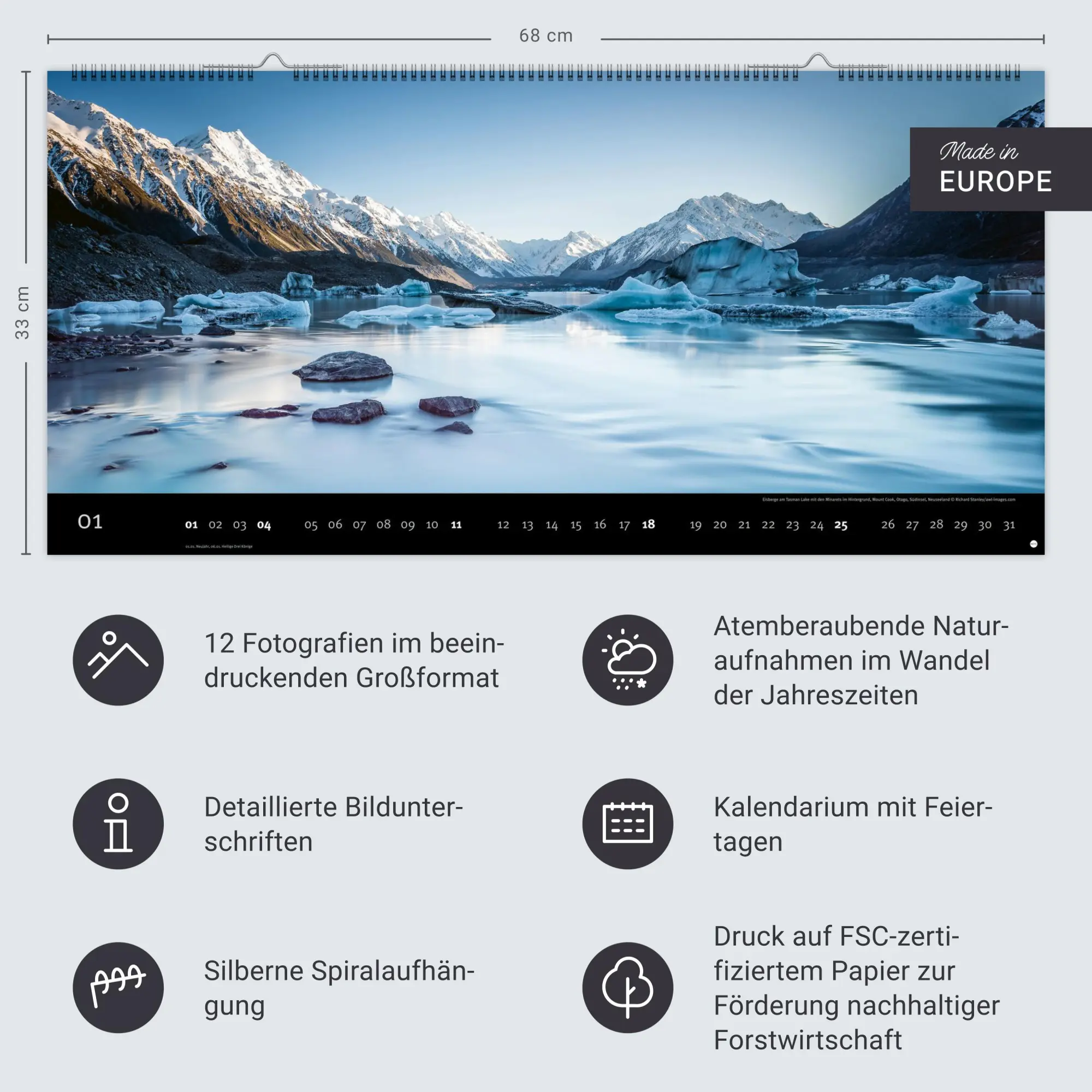 Bild: 9783756414062 | Magic Moments Panoramakalender 2026 | Harenberg | Kalender | 14 S.