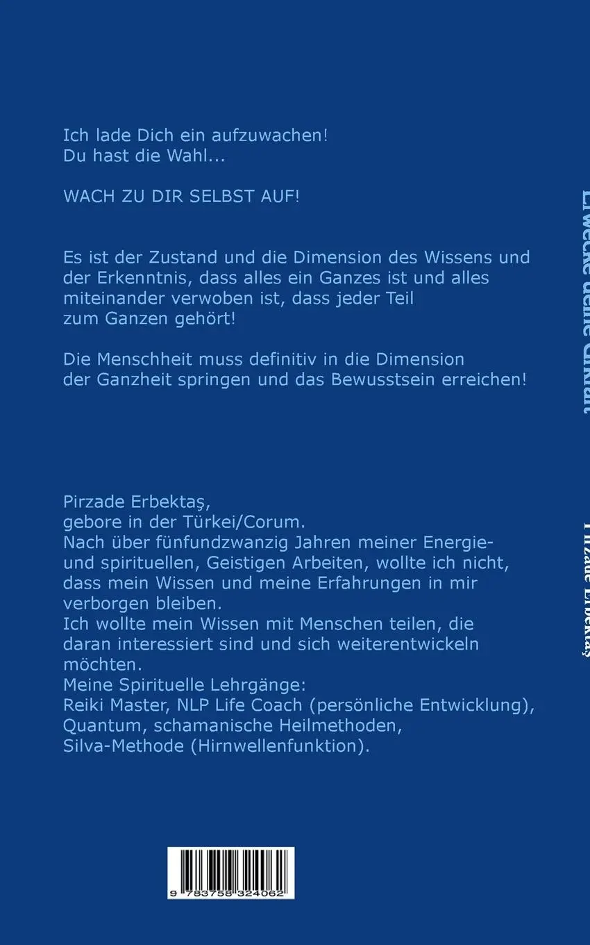 Rückseite: 9783758324062 | Erwecke deine Urkraft | Buch zur Persönlichkeitsentwicklung | Erbektas