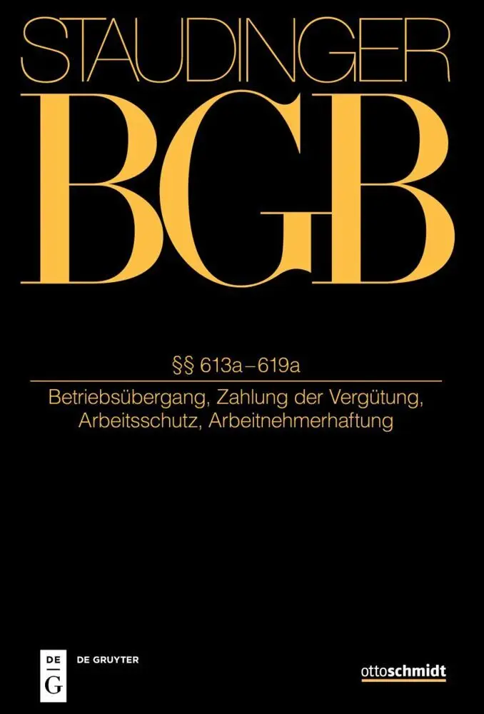 Cover: 9783805914062 | §§ 613a-619a | Georg Annuß (u. a.) | Buch | VIII | Deutsch | 2025