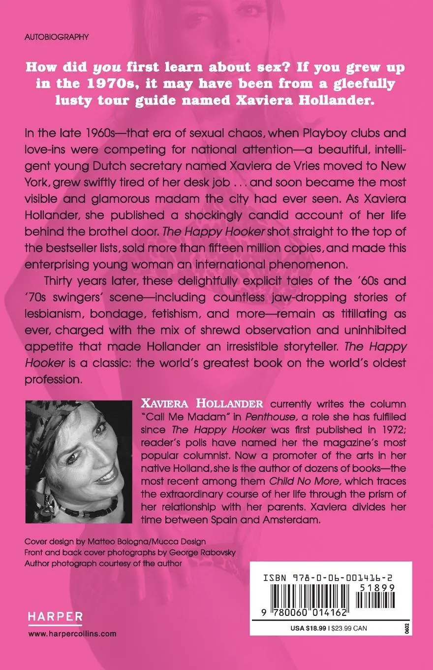 Rückseite: 9780060014162 | The Happy Hooker | My Own Story | Xaviera Hollander | Taschenbuch