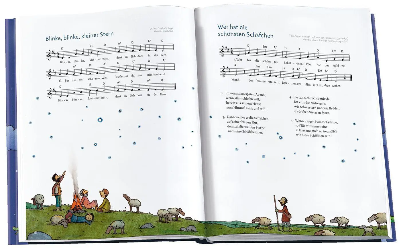 Bild: 9783150114162 | Unsere Gute-Nacht-Lieder | Ein Liederbuch für jeden Abend | Bernhard