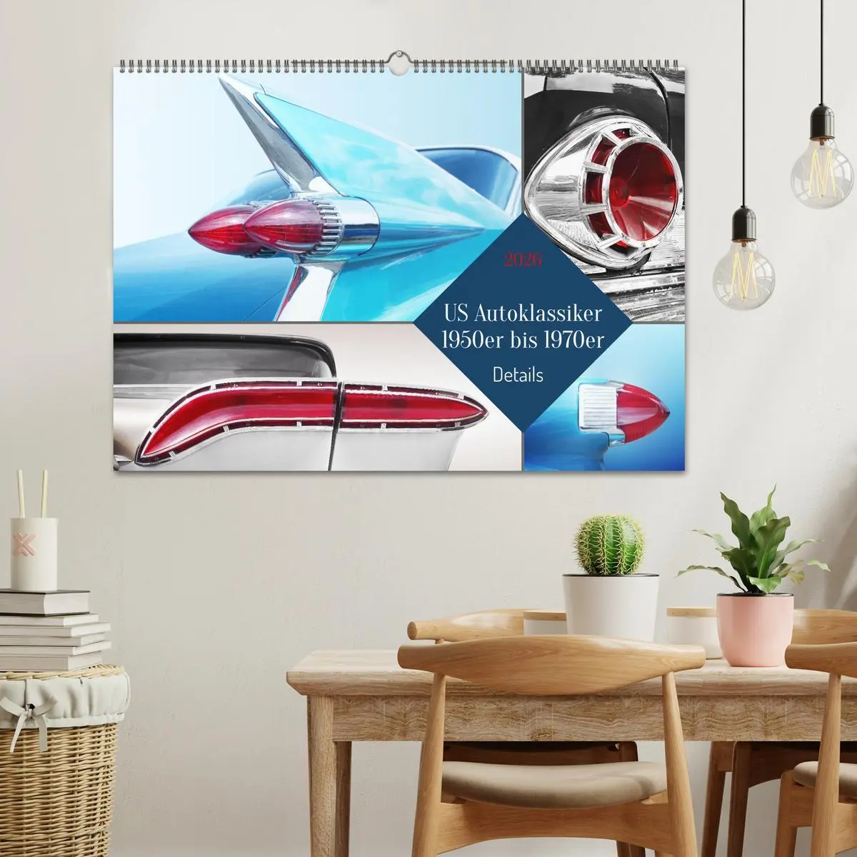 Bild: 9783457594162 | US Autoklassiker 1950er bis 1970er Details (Wandkalender 2026 DIN...