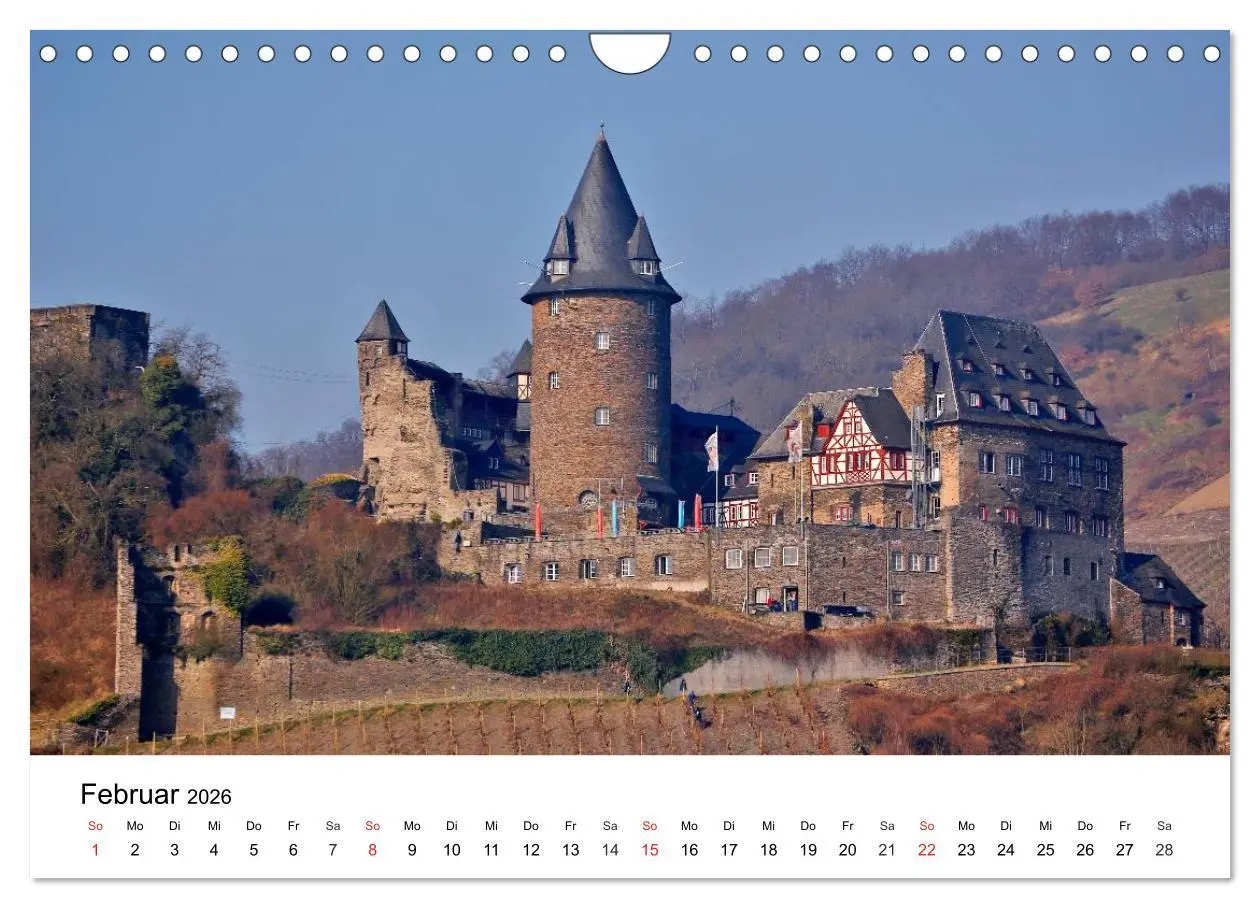 Bild: 9783516064162 | Rhein und Burgen (Wandkalender 2026 DIN A4 quer), CALVENDO...