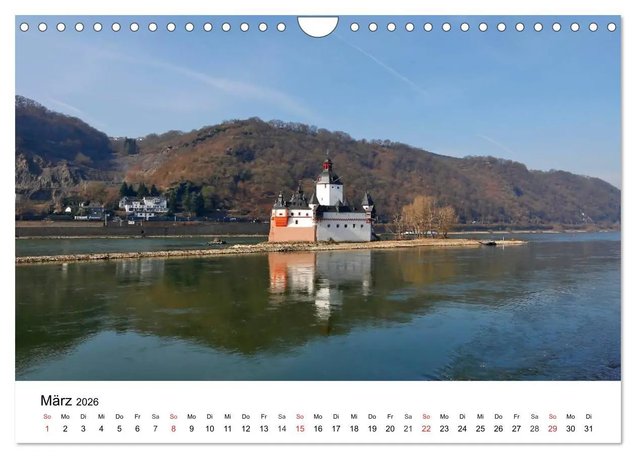 Bild: 9783516064162 | Rhein und Burgen (Wandkalender 2026 DIN A4 quer), CALVENDO...
