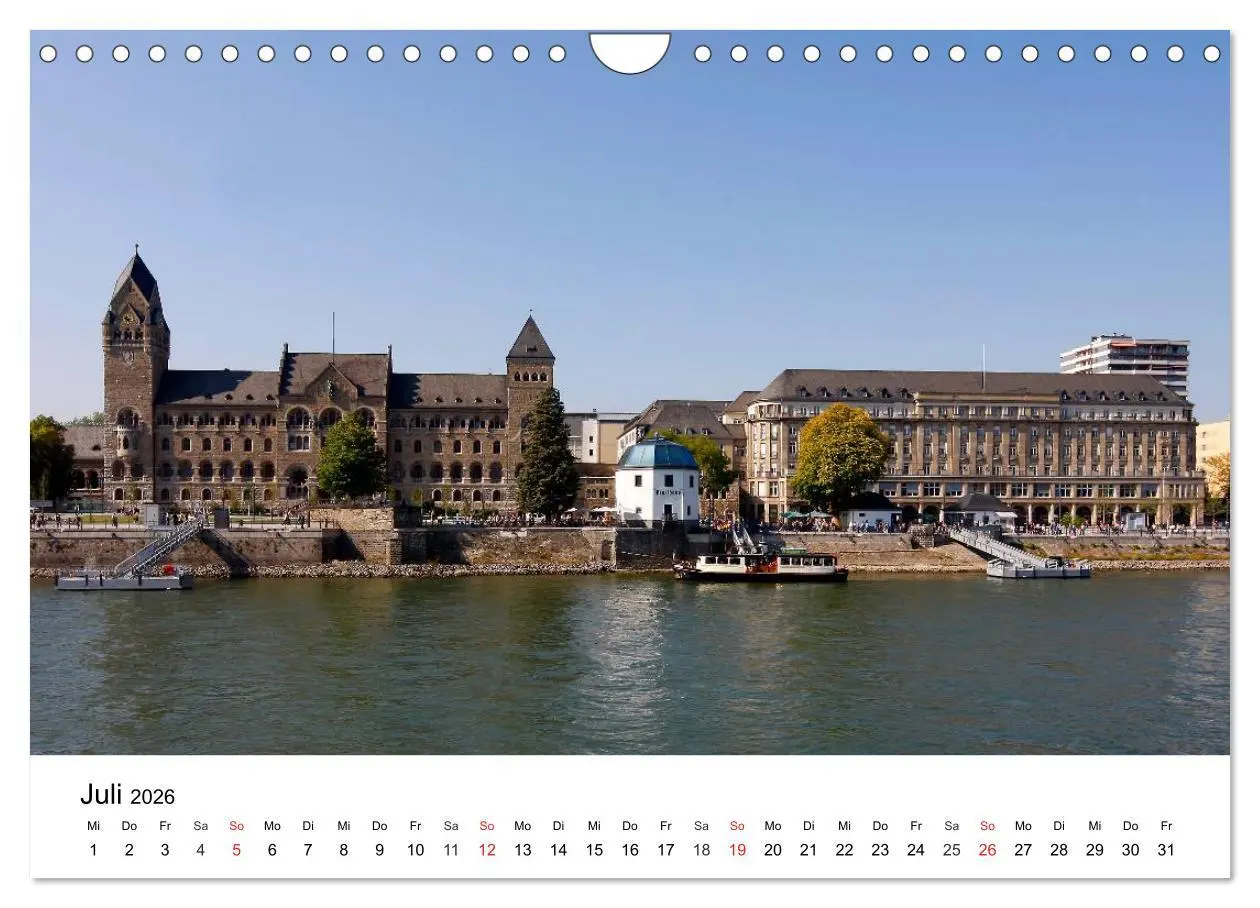 Bild: 9783516064162 | Rhein und Burgen (Wandkalender 2026 DIN A4 quer), CALVENDO...