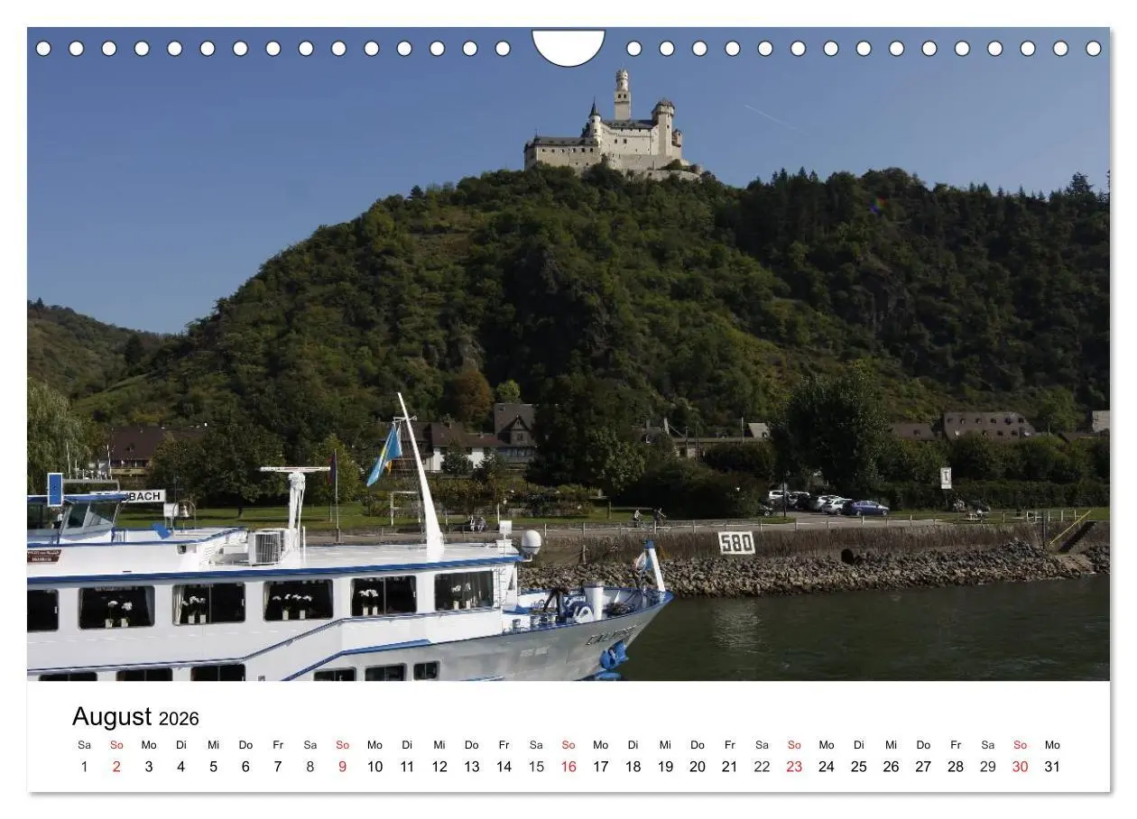 Bild: 9783516064162 | Rhein und Burgen (Wandkalender 2026 DIN A4 quer), CALVENDO...