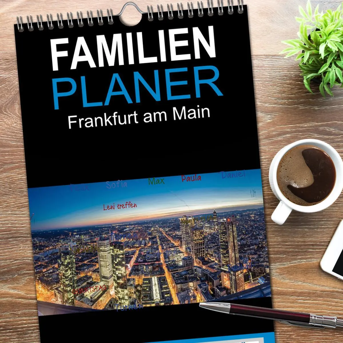Bild: 9783516514162 | Familienplaner 2026 - Frankfurt am Main mit 5 Spalten...
