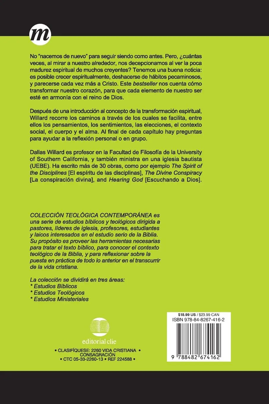 Rückseite: 9788482674162 | Renueva Tu Corazon | Se Como Cristo = Renovation of the Heart | Buch