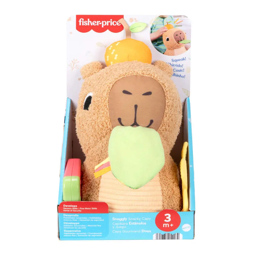 Cover: 194735254262 | Fisher-Price Kuschel-Capybara | Offene Verpackung | HYR54 | Deutsch