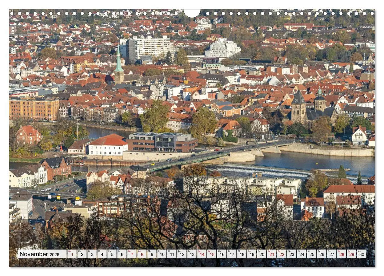 Bild: 9783457584262 | Das Weserbergland (Wandkalender 2026 DIN A3 quer), CALVENDO...