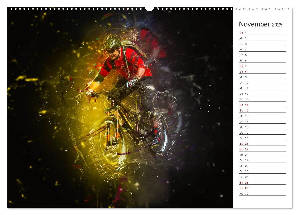 Bild: 9783457894262 | Downhill Explosion (Wandkalender 2026 DIN A2 quer), CALVENDO...