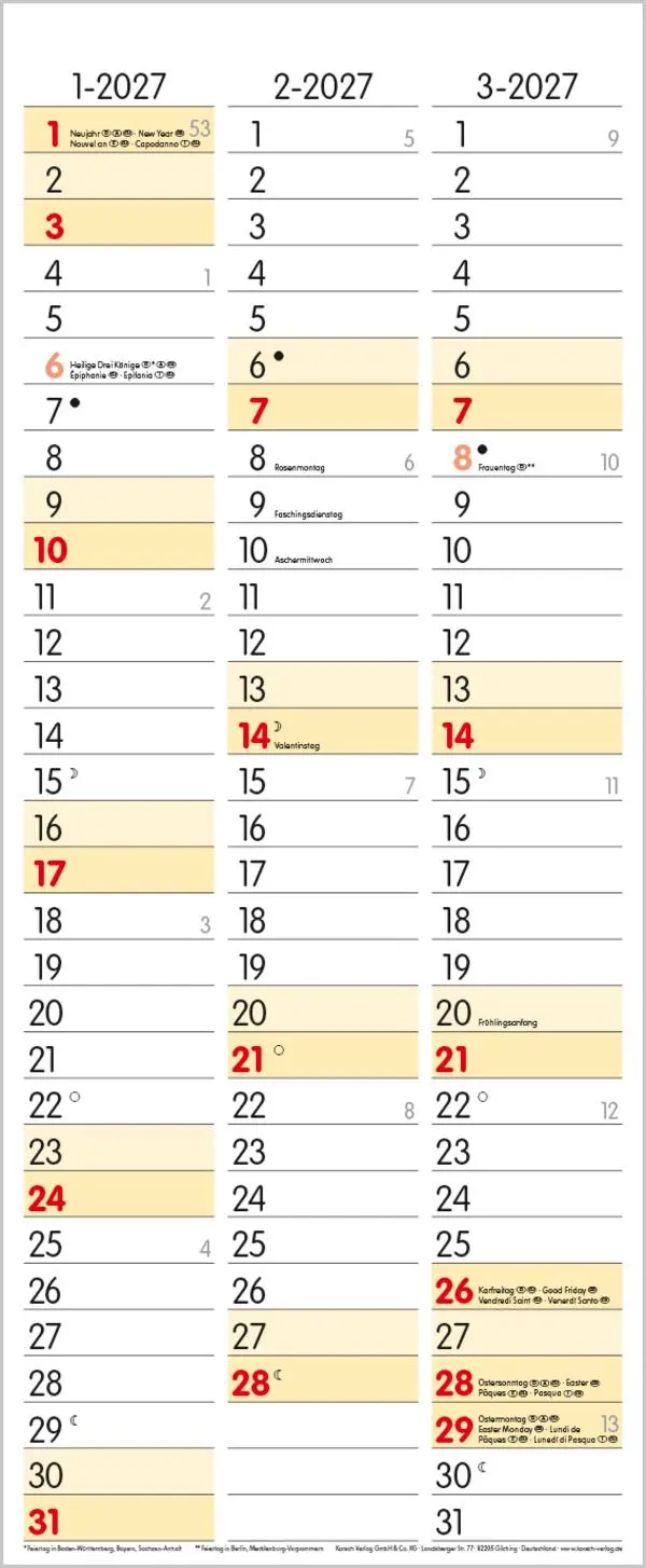 Bild: 9783731884262 | Timer for 2 Safran 2026 | Verlag Korsch | Kalender | Spiralbindung