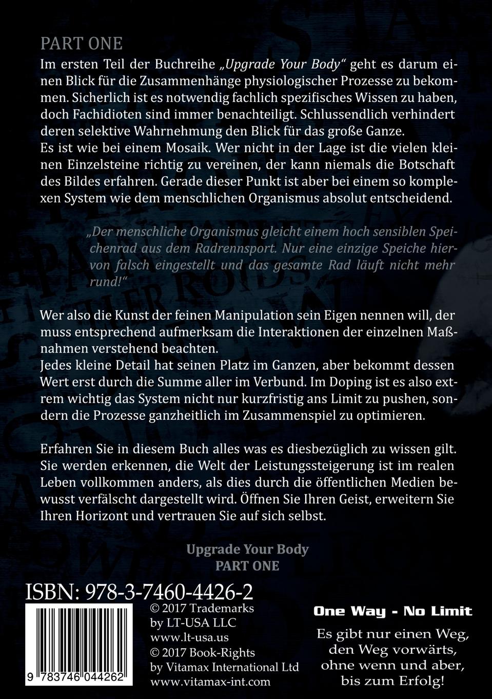 Rückseite: 9783746044262 | Upgrade Your Body - Part One | Part One | Markus Böhmer | Taschenbuch