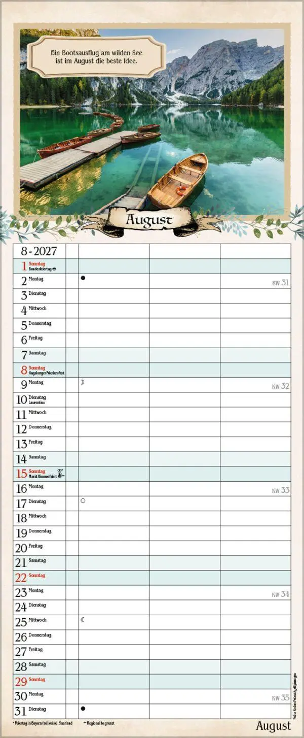 Bild: 9783819304262 | Planer für Rentner 2027 | Verlag Korsch | Kalender | 14 S. | Deutsch