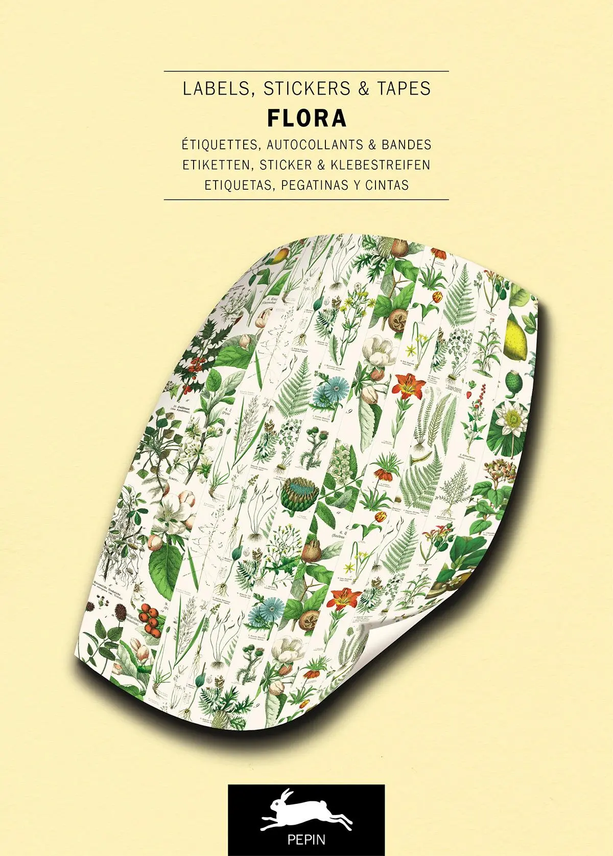 Cover: 9789460094262 | Flora - Label, Sticker &amp; Tape Books | Pepin van Roojen | Taschenbuch