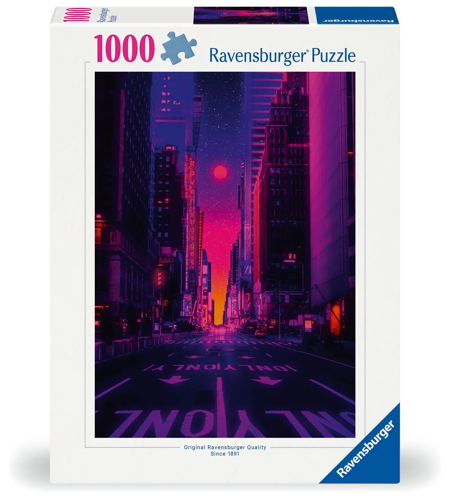 Cover: 4005555014362 | Erwachsenenpuzzle 1000 Teile - New York in Neon | Spiel | 12001436