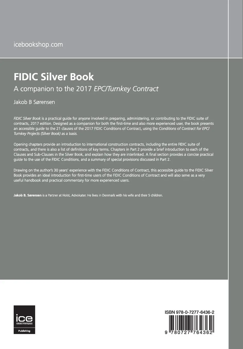 Rückseite: 9780727764362 | FIDIC Silver Book | Jakob B Sørensen | Taschenbuch | Englisch | 2019