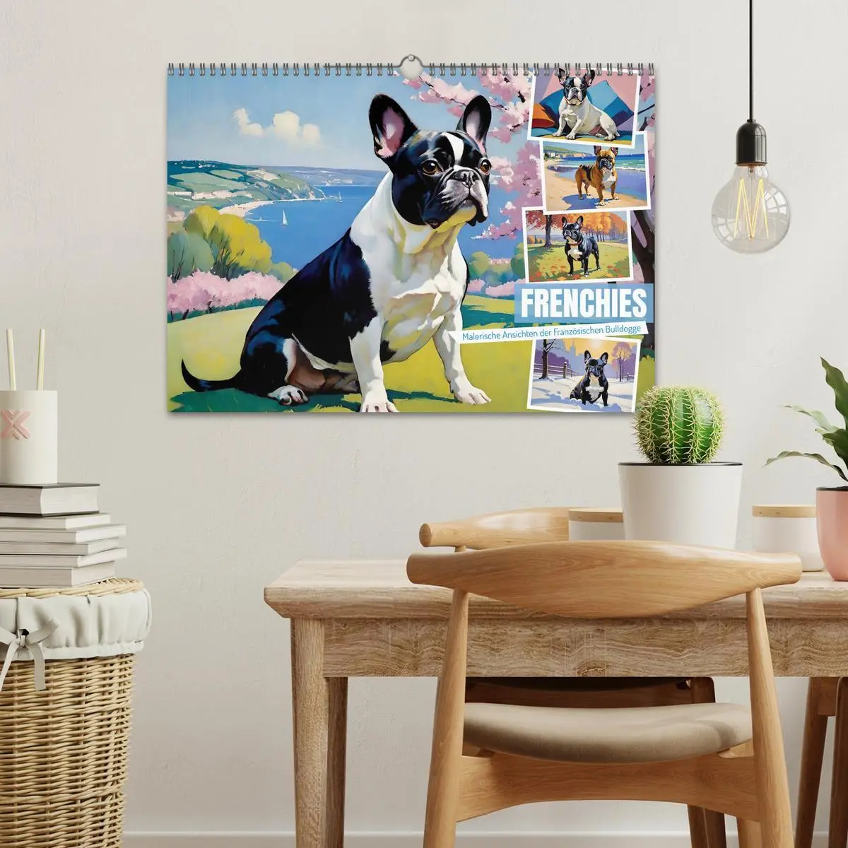 Bild: 9783457264362 | Frenchies (Wandkalender 2026 DIN A3 quer), CALVENDO Monatskalender