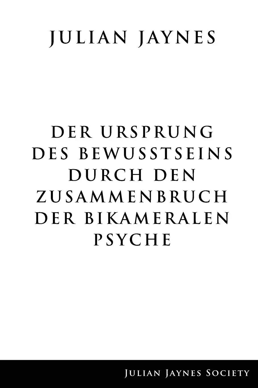 Cover: 9780979074462 | Der Ursprung des Bewußtseins durch den Zusammenbruch der...