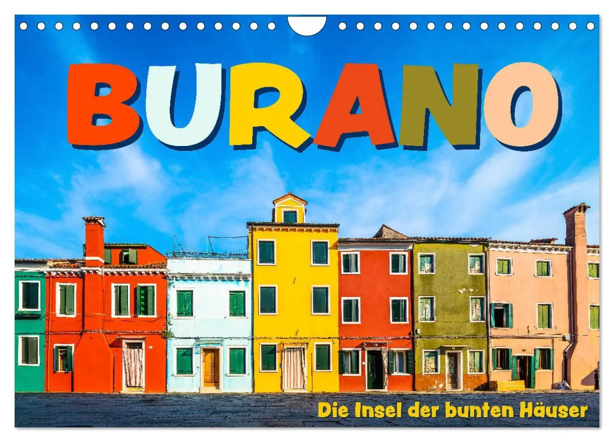 Cover: 9783457704462 | Burano - Die Insel der bunten Häuser (Wandkalender 2026 DIN A4...